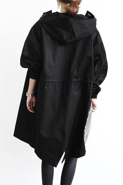 Trendy Oversized Windjack met Capuchon