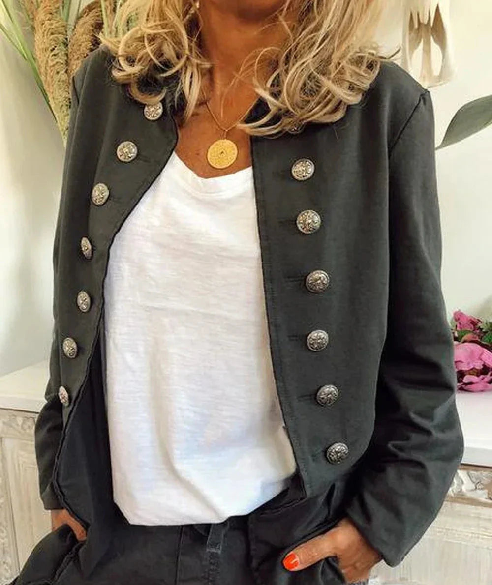 Blazer met knopen en lange mouwen voor zakelijke stijl