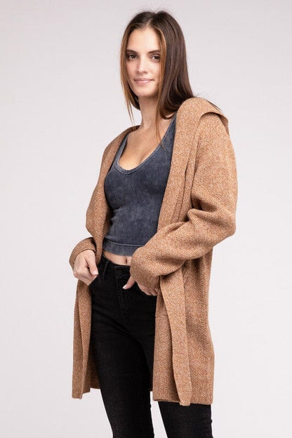 Saar Strikbare Hette Cardigan met Open Voorkant voor Vrouwen