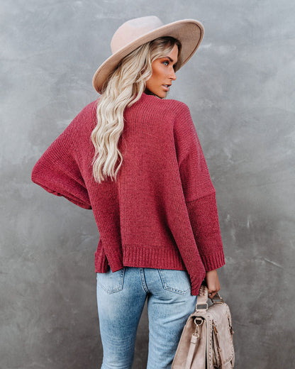 Trendy Knoopsluiting Cardigan - Zacht Roze