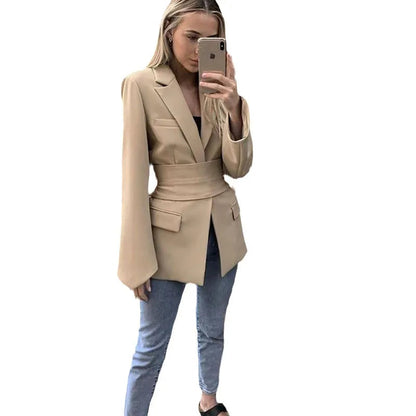 Moderne blazer met minimalistisch ontwerp