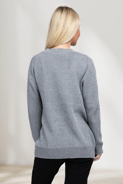 Elegante Open Voor Sweater Cardigan voor een Trendy Look