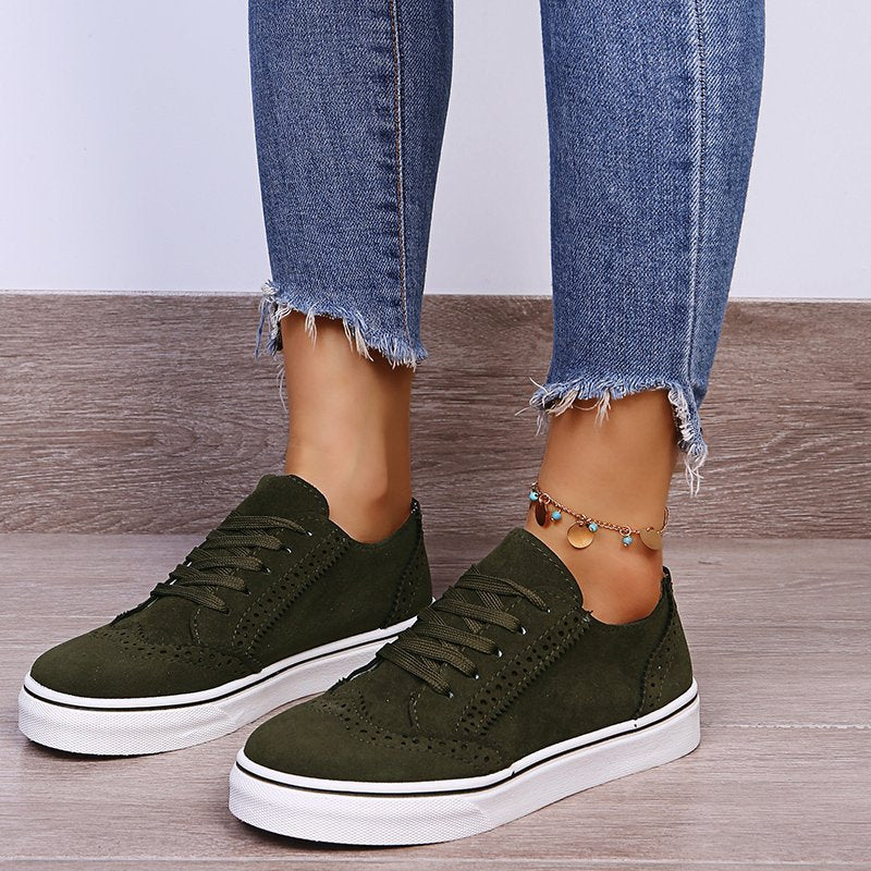 Trendy Dames Vetersneakers – Comfort en Stijl