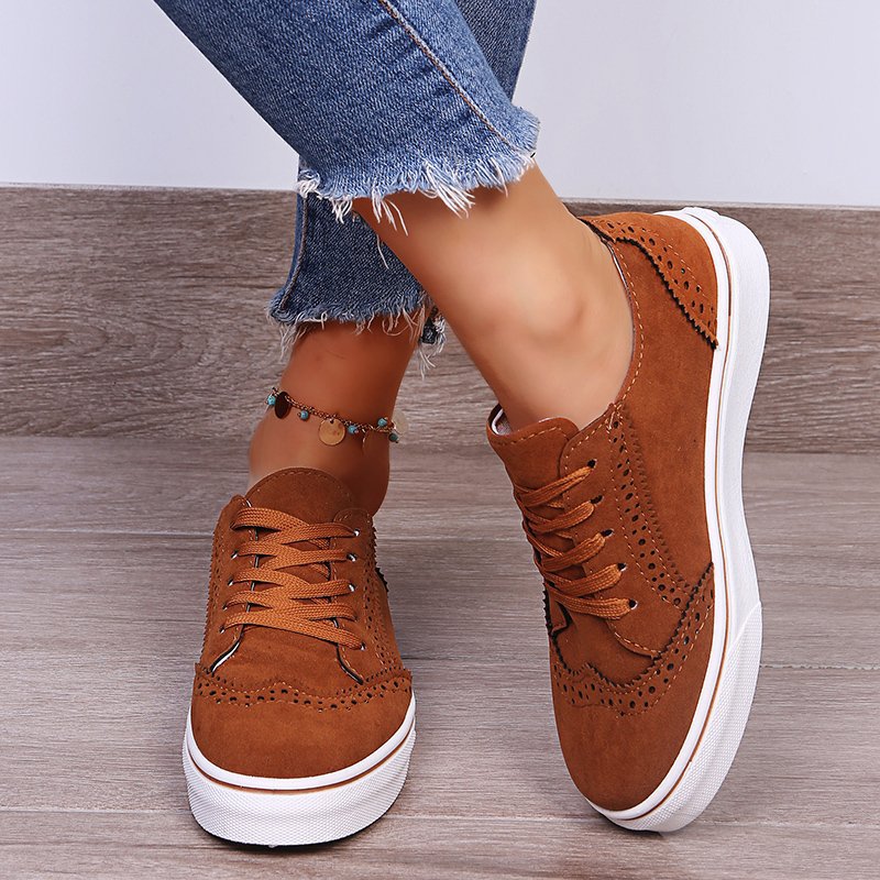 Trendy Dames Vetersneakers – Comfort en Stijl